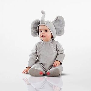 Pottery Barn Kids Elephant Costume, 0-6 months